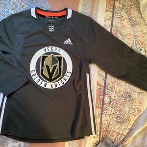 Las Vegas Golden Knights Jersey Men M Medium 50 Adidas Climalite Practice VGK